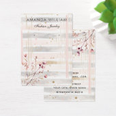 Moderne, schicke Wildblume Blumenohrkarte (Schreibtisch)