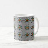 Moderne Schiefer-Mandala" Kaffeetasse (VorderseiteRechts)