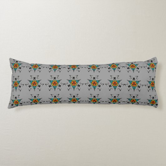 Moderne Schiefer-Mandala" Seitenschläferkissen (Vorderseite)