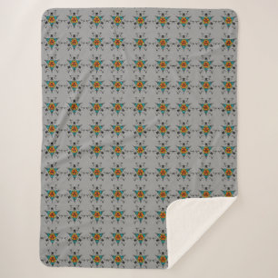 Moderne Schiefer-Mandala" Sherpadecke