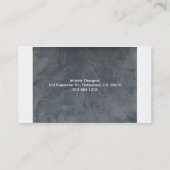 Moderne Schiefer-Programmierer-Visitenkarte Visitenkarte (Rückseite)