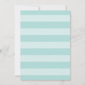 Moderne Schieferstreifen Ananas Hochzeit Einladung (Rückseite)