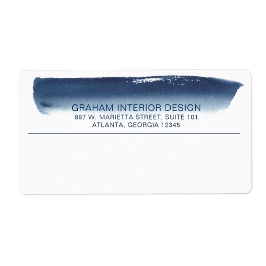 Moderne Schiff mit blauen Wasserfarben (Vorne)