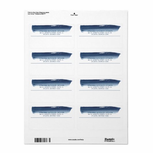 Moderne Schiff mit blauen Wasserfarben (Vorne)