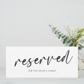 Moderne Schilder für Hochzeiten - Handschrift Läss (Stehend Vorderseite)