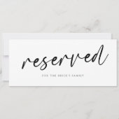 Moderne Schilder für Hochzeiten - Handschrift Läss (Rückseite)