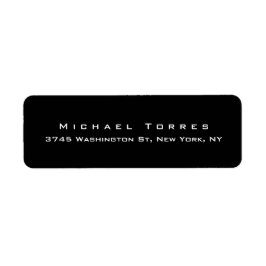 Moderne Schlicht Elegante Trendy Black Minimalisti