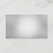 Moderne Schlicht-Red-Grau-Visitenkarte Visitenkarte (Rückseite)