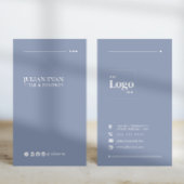 Moderne Schlichte Berufliche, blaue Mental Health Visitenkarte