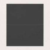 Moderne Schlichte Berufliche Minimalistische Graub Visitenkarten (Innenseite Aufgefaltet)