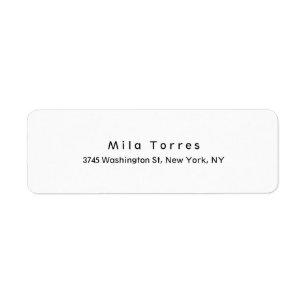 Moderne Schlichte Elegante Schwarz & Weiß