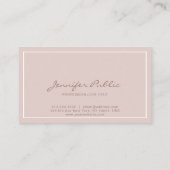 Moderne Schlichte klassische Farben Beruflich Eleg Visitenkarte (Rückseite)