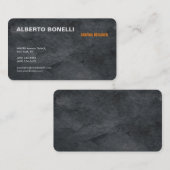 Moderne Schlichte Minimalistisch Grau Berufliche K Visitenkarte (Vorne/Hinten)