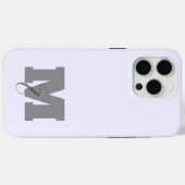 Moderne, schlichte, minimalistische Pastellinitis Case-Mate iPhone Hülle (Rückseite (Horizontal))