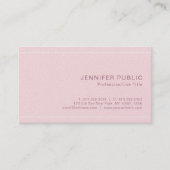 Moderne, Schlichte Premium Perle und Luxus pur Visitenkarte (Vorderseite)