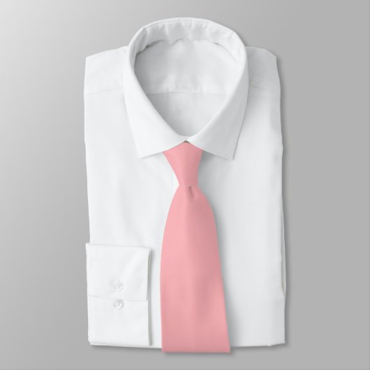 Moderne, schlichte Rosa Neck Tie Krawatte (Gebunden)