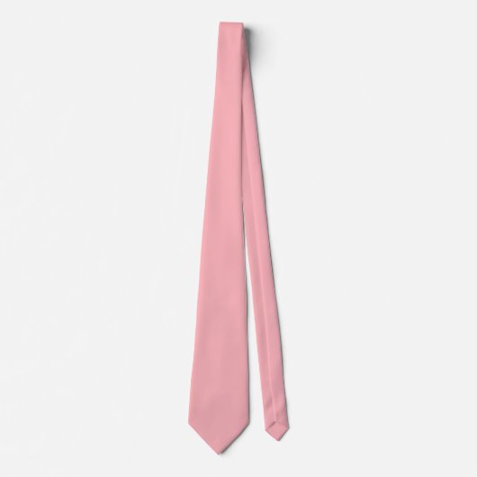 Moderne, schlichte Rosa Neck Tie Krawatte (Vorderseite)