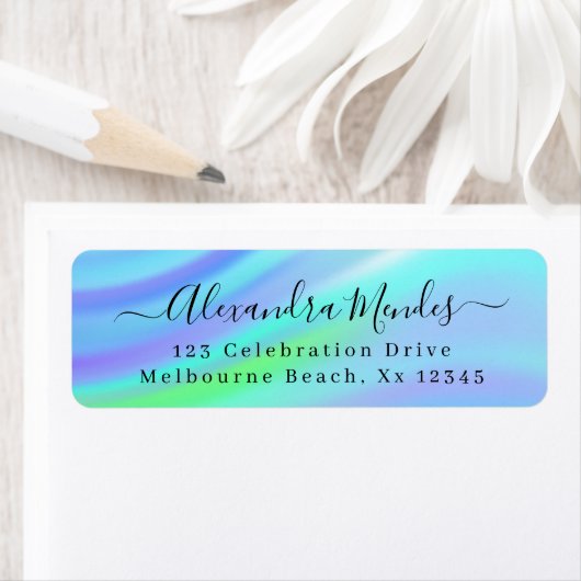 Moderne, schlichte Rücksendeadresse (Insitu)