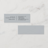 Moderne, Schlichte, schlichte Visitenkarte (Vorne/Hinten)