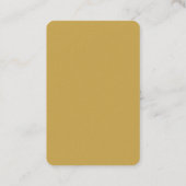 Moderne Schlichte Trendige Vertikale Minimalistisc Visitenkarte (Rückseite)