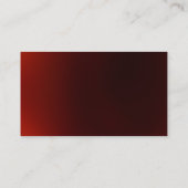 Moderne Schlichte Visitenkarte in Rot (Rückseite)
