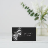 Moderne Schmetterlings-Visitenkarte Visitenkarte (Stehend Vorderseite)