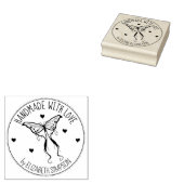 Moderne Schmetterlingshandgefertigt mit Liebe Gummistempel (Stempel)