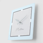 Moderne Schmetterlingsuhr Quadratische Wanduhr (Winkel)