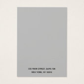 Moderne Schmuckkarte für das Neue Alter Schwarzer (Rückseite)