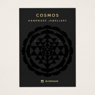 Moderne Schmuckkarte für das Neue Alter Schwarzer