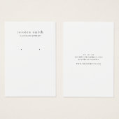 Moderne Schmuckkollektion (Vorne & Hinten)