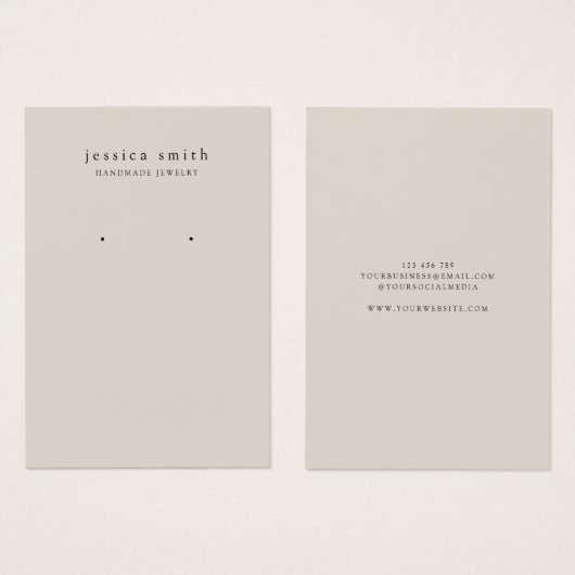 Moderne Schmuckkollektion (Vorne & Hinten)