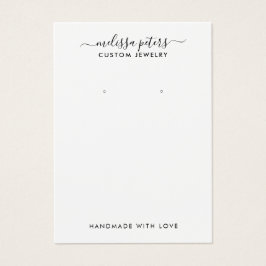 Moderne Schmuckschmuckkarte mit Earring Display