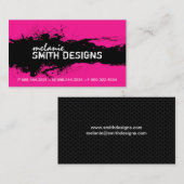 Moderne Schmutz-Visitenkarte Visitenkarte (Vorne/Hinten)