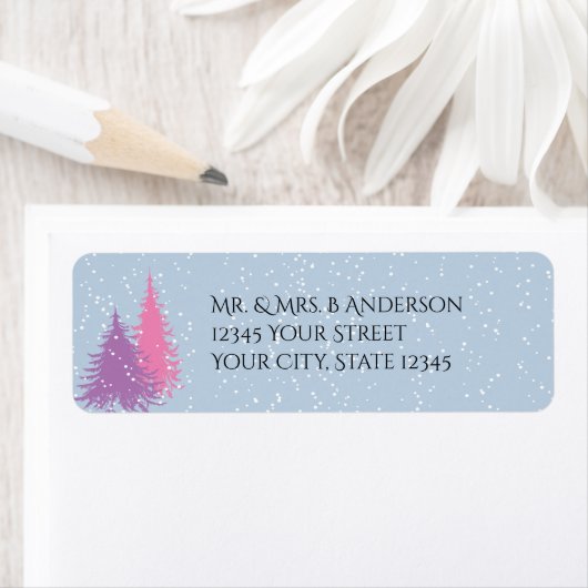 Moderne SchneebaumverÄNDERUNG FARBE Weihnachten (Insitu)