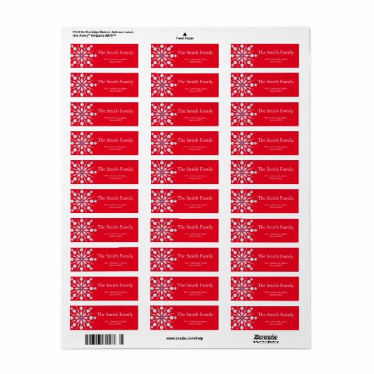 Moderne Schneeflocke (Vorne)