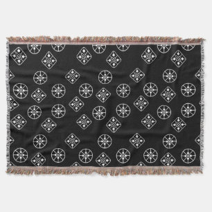 Moderne Schneeflocken aus dem Mittelalter Decke