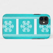 Moderne Schneeflocken BT iPhone 5 Case, Aqua Case-Mate iPhone Hülle (Rückseite (Horizontal))