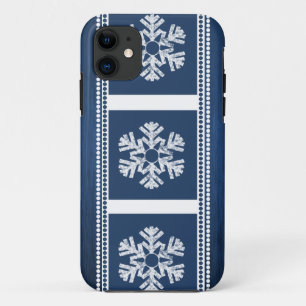 Moderne Schneeflocken BT iPhone 5 Fall, Blue Case-Mate iPhone Hülle
