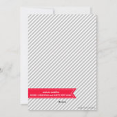 Moderne Schneeflocken Foto Feiertagskarte (Rückseite)