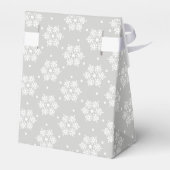 Moderne Schneeflocken - Gefälligkeitsbox Geschenkschachtel (Rückseite)