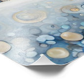 Moderne Schneewaldlandschaft Fotodruck (Ecke)