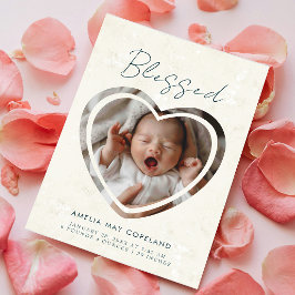 Moderne Schneiden Baby Foto Birge aus Ankündigung