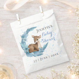 Moderne schöne Bambi blauen Blumen Staubsaugerdusc Geschenktütchen