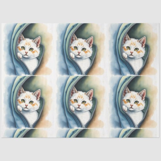 Moderne, schöne Niedliche Wasserfarbensammlung Seidenpapier (Vorderseite)