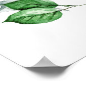 Moderne Schöne Wiege Blumenzwiebeln Willkommen Poster (Ecke)