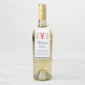 Moderne Schönheits-Begrüßung Flaschenanhänger (Auf Flasche)