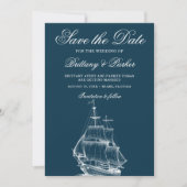 Moderne Schönheits-Hochzeit Save The Date (Vorderseite)