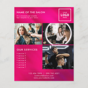 Moderne Schönheitsmarken-Design für Profis Flyer