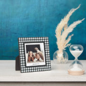 Moderne Schreibmaschine | Ihr Foto auf Black Gingh Fotoplatte (InSitu)